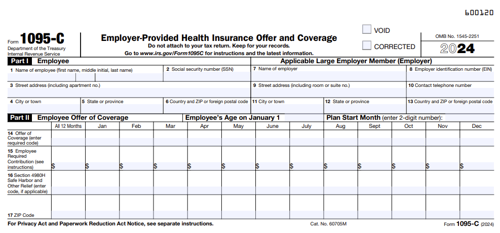 Form 1095-C for 2023