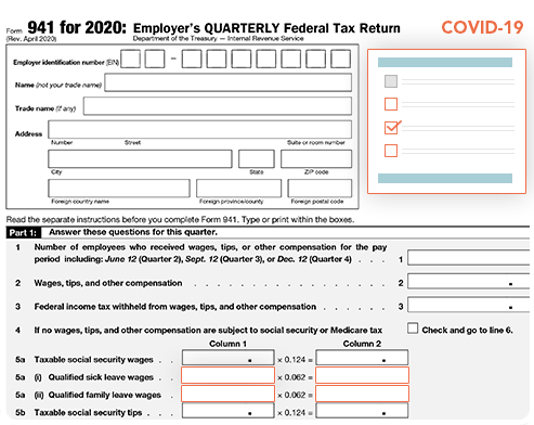 Revised Form 941 for Q3 & Q4, 2020