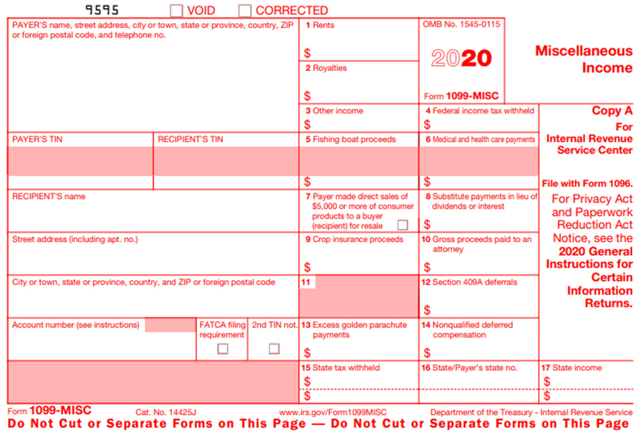 Form 1099 MISC
