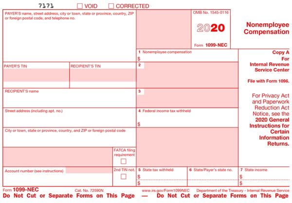 2020 Form 1099-nec