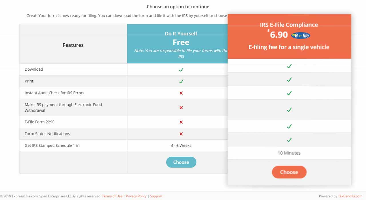 E-file Your Form 2290