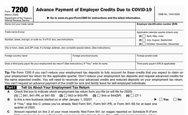 IRS Form 7200