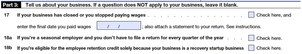 Form 941 Instructions for 2021