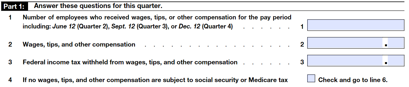 Form 941 Instructions for 2021