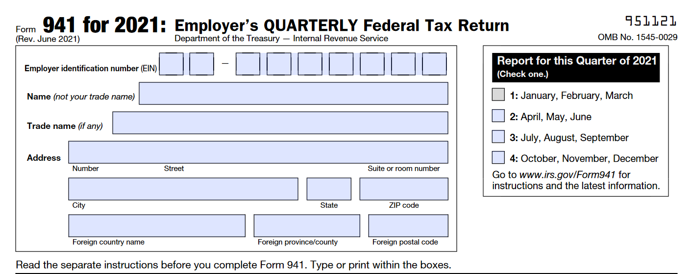 IRS Form 941 Instructions for 2021 How to fill out Form 941 (2023)