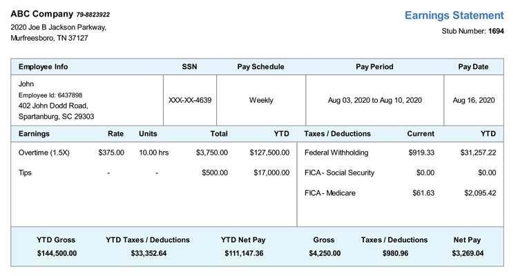 Check Stub Template Download from www.expressefile.com