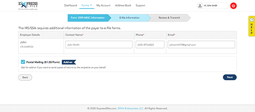 Fill out your Form 1099-MISC