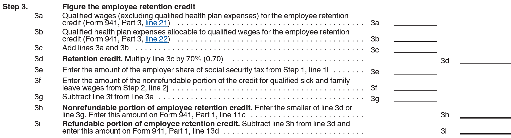 Form 941 Worksheet 1 for 2021