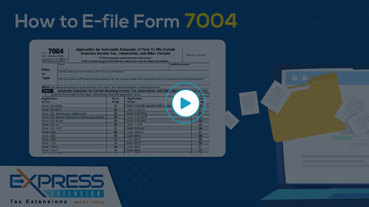 E file Tax Extension Forms 7004 4868 8868 8809 Now 