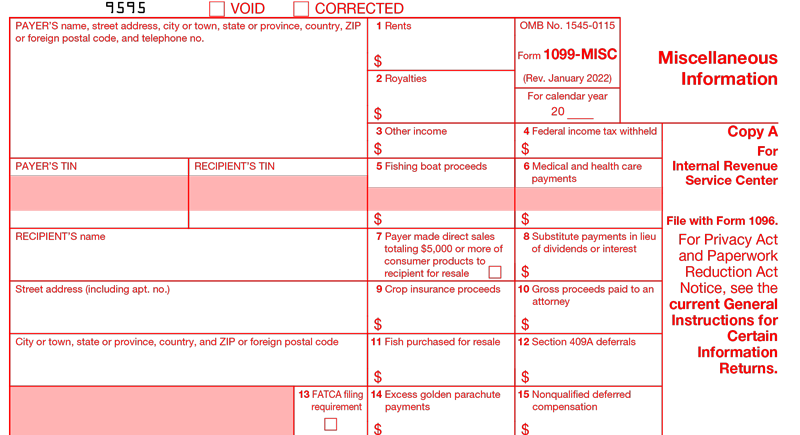 Revised Form 1099-MISC