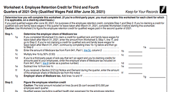 Form 941 Worksheets